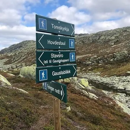 Luxurious 4 Bedroom Mountain With Gaustatoppen View Casa vacanze